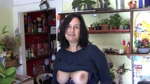 Czech Streets   Czech Granny Fucked In Her Shop For Money